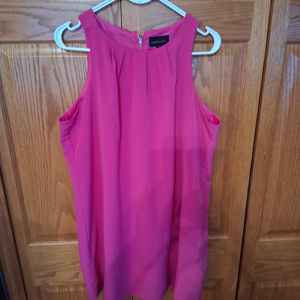 Elegant Sleeveless Pink Dress